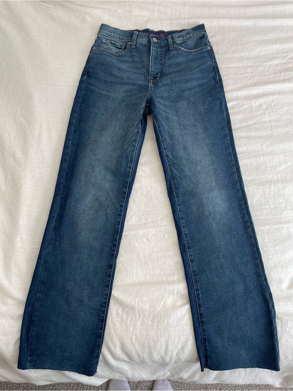 Lucky Brand Dark Jeans with Red Logo